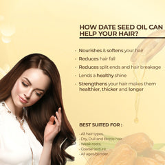Dates Seed Oil Shampoo and Conditioner Combo
