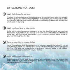 Energy Boost Aqua Musk Body Spray