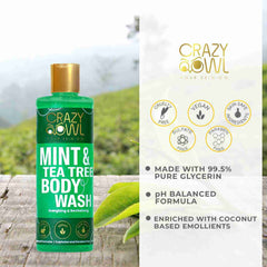 Mint & Tea Tree Body Wash - Energizing & Revitalising